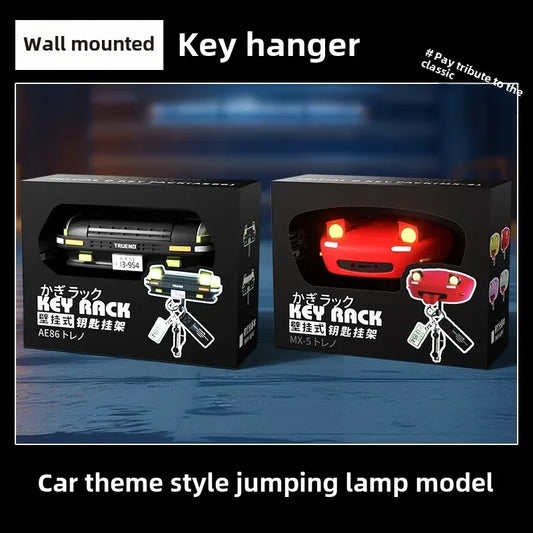 JDM AE86 Key Hanger – Headlight Wall Decor for True Car Lovers